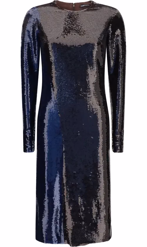 Tom Ford Blue Polyamide Cocktail Dress