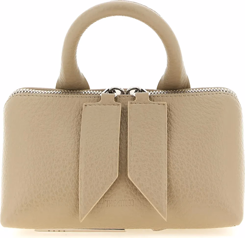 The Attico Beige Bovine Leather Handbag