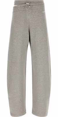 Gray Cotton Casual Pants