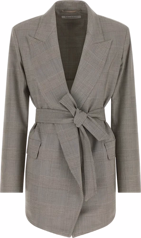 Max Mara Gray Wool Blazer