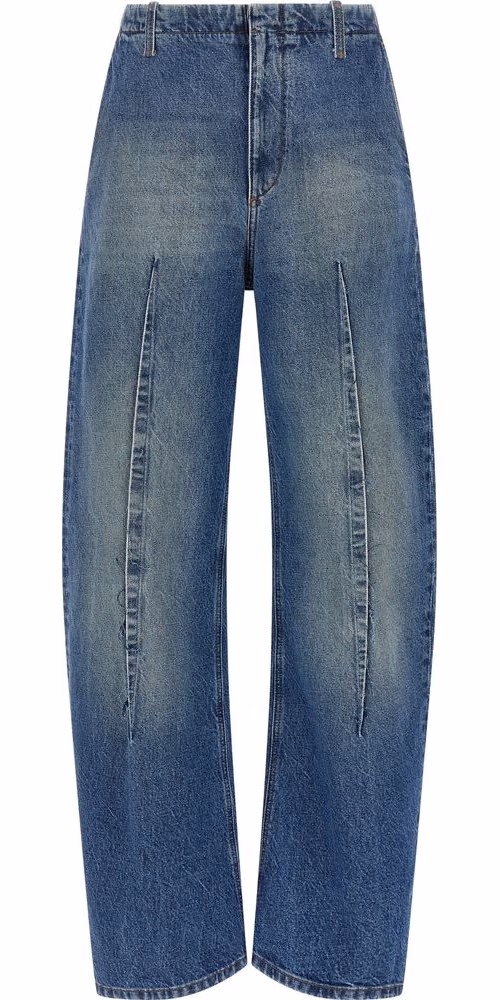 MM6 Maison Margiela Blue Cotton High-Waisted Jean