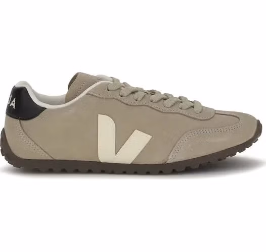 Veja Beige Suede Leather Low Top Sneakers