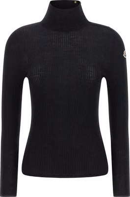 Black Virgin Wool Cardigan