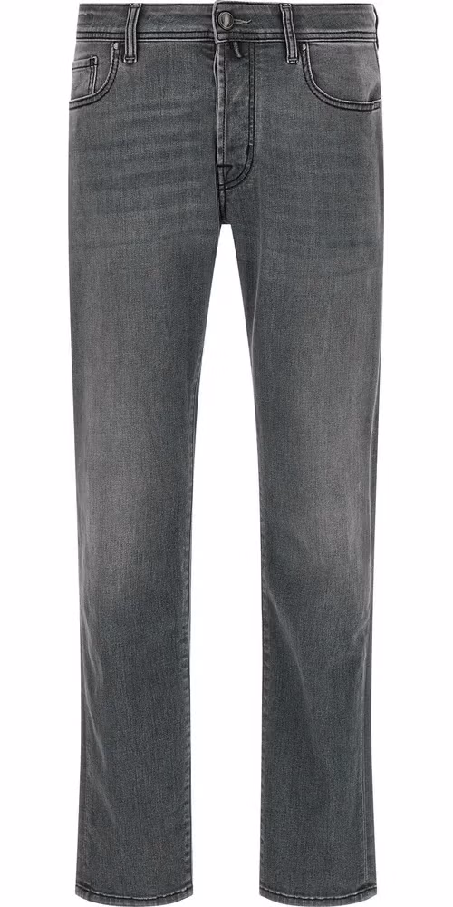 Jacob Cohen Gray Cotton Slim Fit Jeans