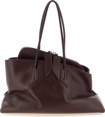 Purple Bovine Leather Shoulder Bag
