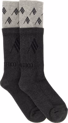 Gray Cotton Socks