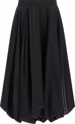 Black Polyamide Mini Skirt