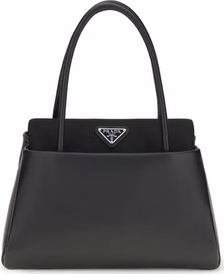 Black Calf Leather Bos Taurus Handbag