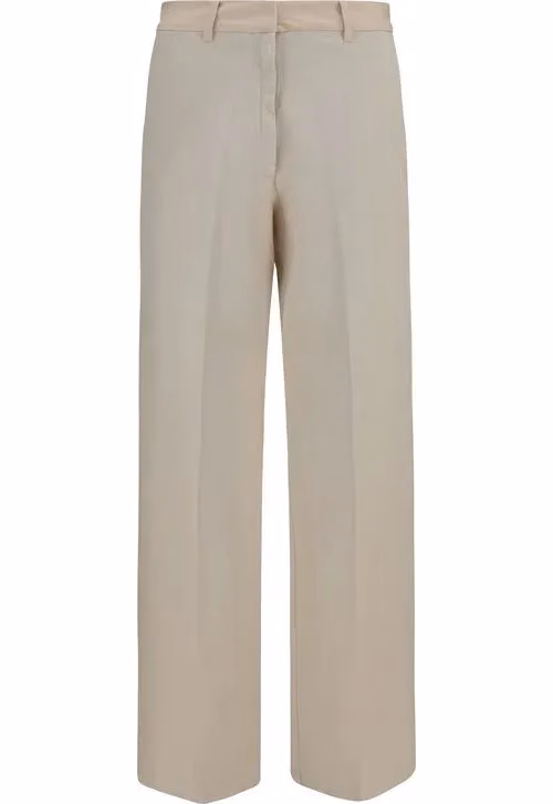 Forte_Forte Beige Cotton Chino Pants