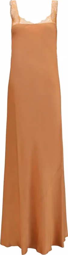Forte_Forte Beige Acetate Casual Dress