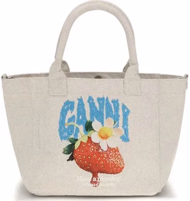 Beige Polyester Shoulder Bag
