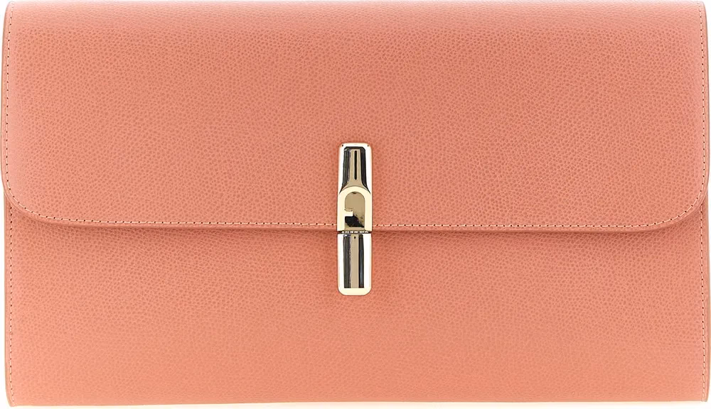 Furla Multicolor Calfskin Clutch Bag