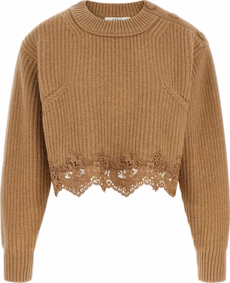 Beige Wool Cardigan
