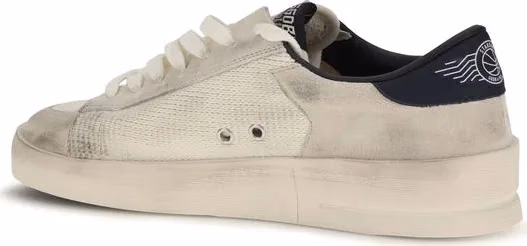 Golden Goose Beige Calf Leather Bos Taurus Athletic Sneakers