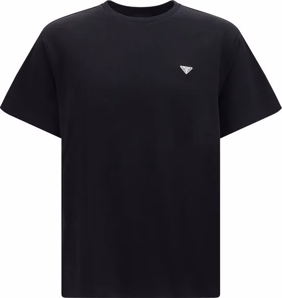 Prada Black Cotton T-Shirt