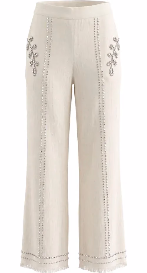 Trussardi Jeans White Cotton Women's Pants
