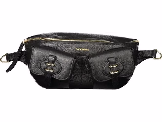 Coccinelle Black Leather Handbag