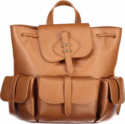 Brown Leather Women's Backpack