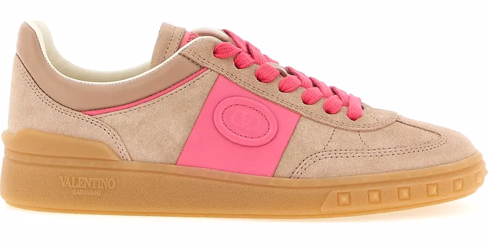 Valentino Garavani Multicolor Calfskin Low Top Sneakers