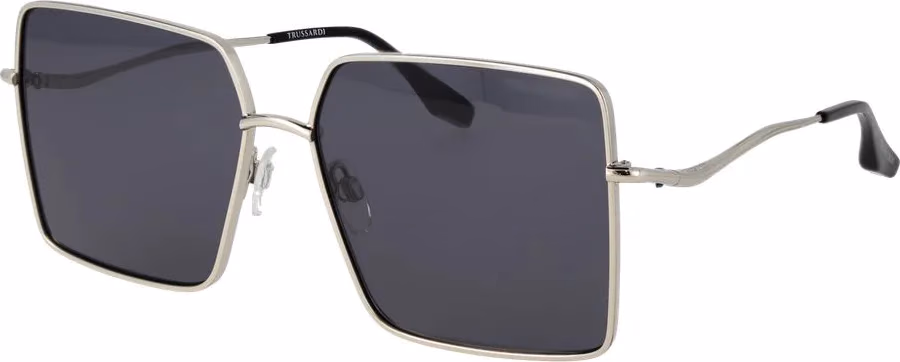 Trussardi Silver Stainless Steel Sunglasses