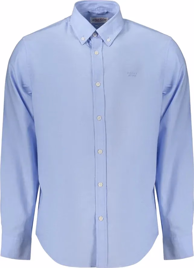 Guess Jeans Azzurro Cotton Men's Shirt