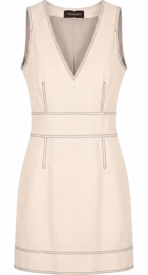 Beige Lamb Women Dress