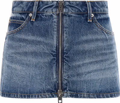 Blue Cotton Bermuda Shorts