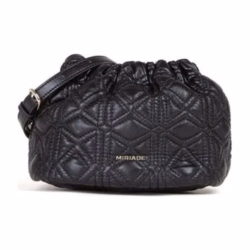 MIRIADE Black Polyethylene Shoulder Bag