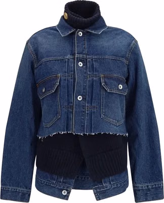 Blue Cotton Denim Jacket