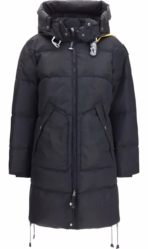 Parajumpers Black Goose Down Full-Length Jacket