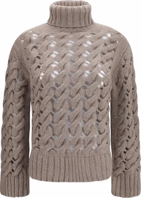 Beige Wool Oves Aries Turtleneck