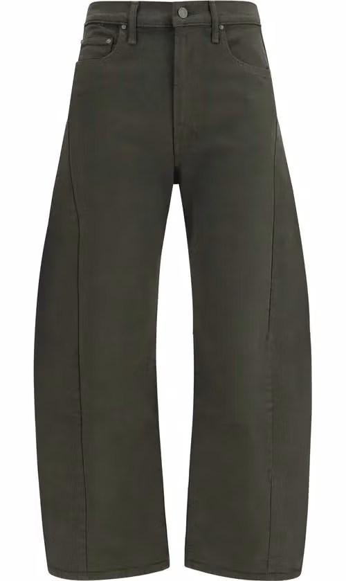 Mother Denim Bicolor Cotton Relaxed Fit Jeans