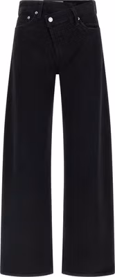 Black Cotton Relaxed Fit Jeans