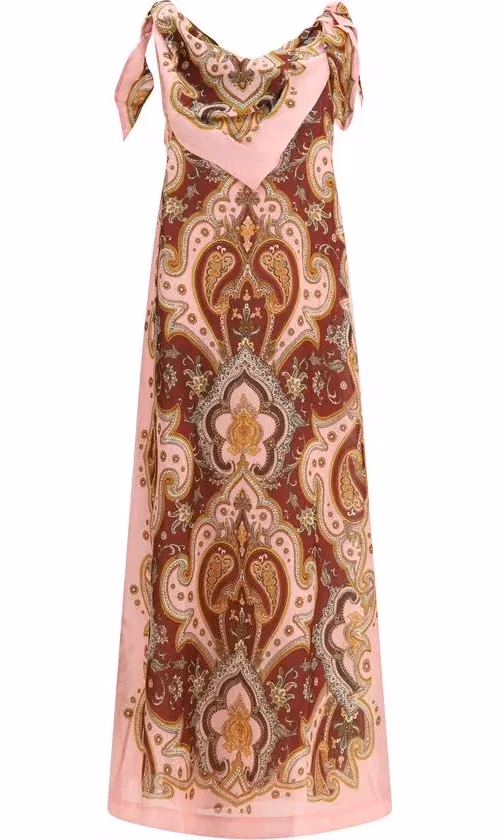 Alemais Multicolor Viscose Casual Dress