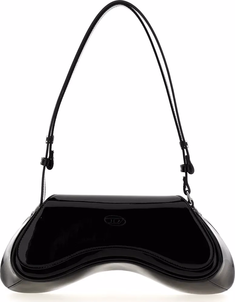 Diesel Black Polyethylene Shoulder Bag