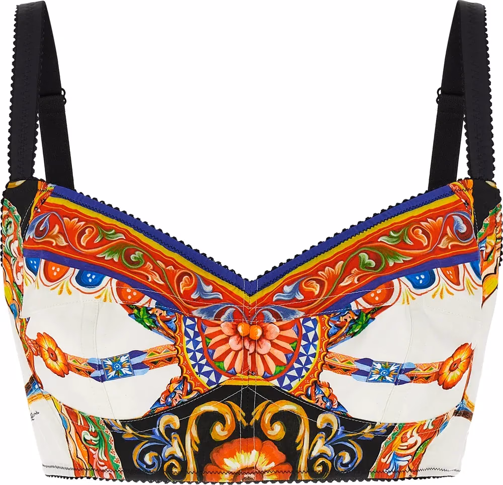 Dolce & Gabbana Multicolor Cotton Tank Tops
