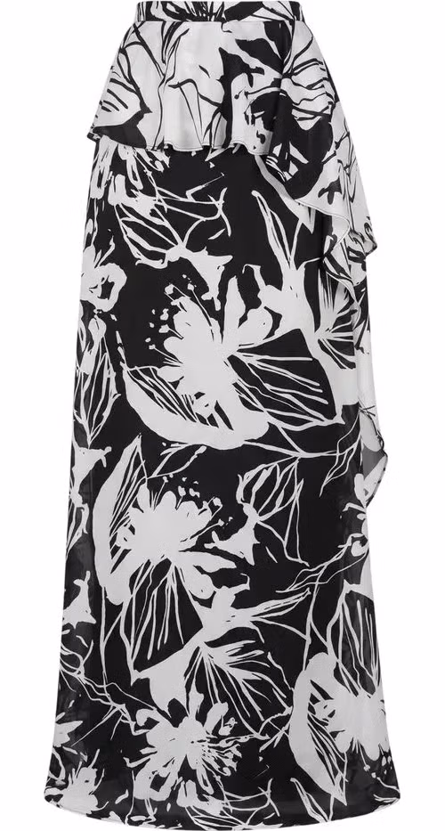 Trussardi Jeans Black Polyester Women Skirt