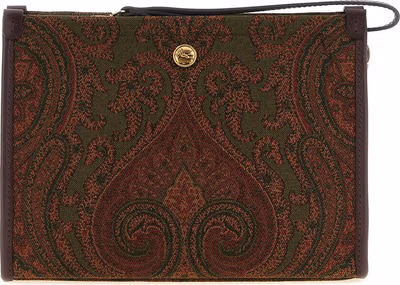 Multicolor Polyester Clutch Bag