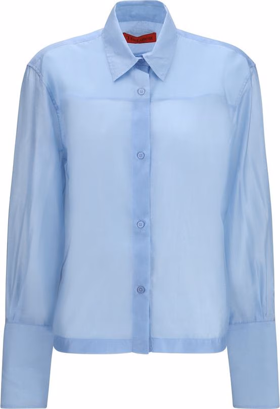 The Latest Blue Wool Oves Aries Dress Shirt