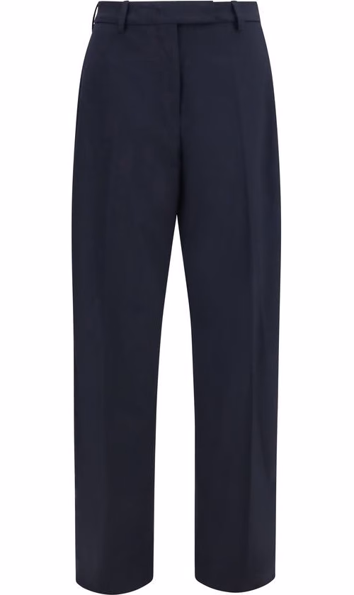 The Latest Blue Polyester Dress Pants
