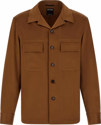 Brown Cashmere Blouse