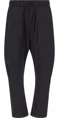 Black Polyamide Athletic Pants