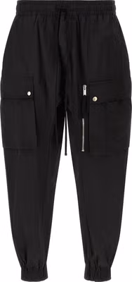Black Polyamide Cargo Pants