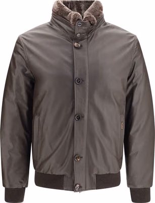 Brown Leather Leather Jacket