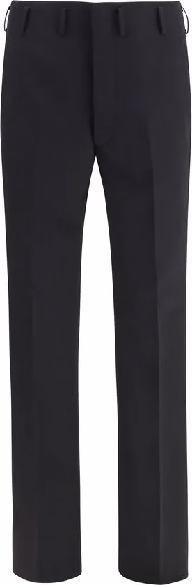 Prada Black Wool Oves Aries Dress Pants