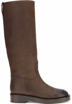 Brown Calf Leather Bos Taurus Ankle Boots