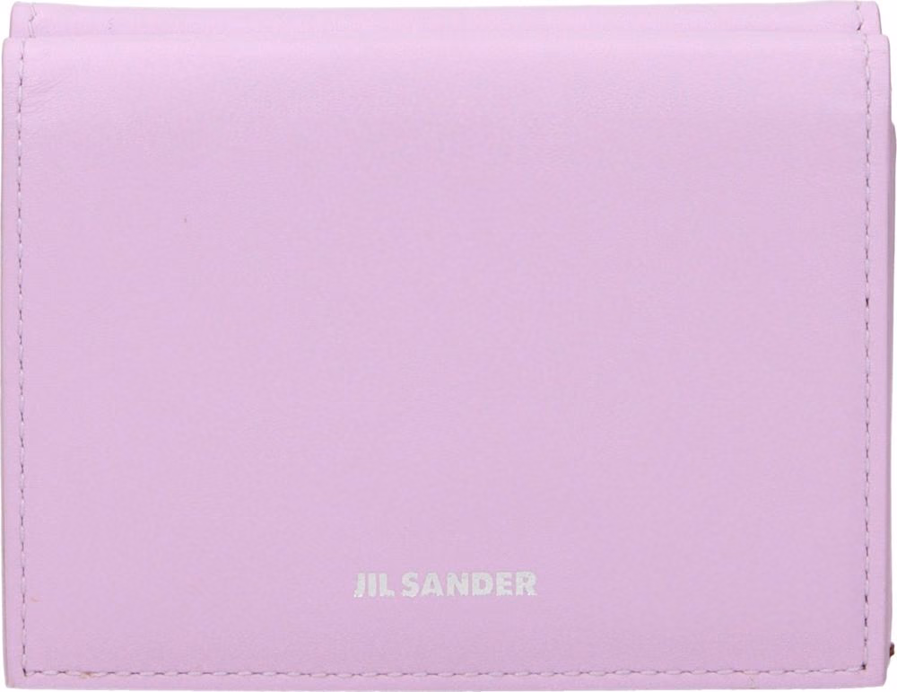 Jil Sander Pink Leather Wallet