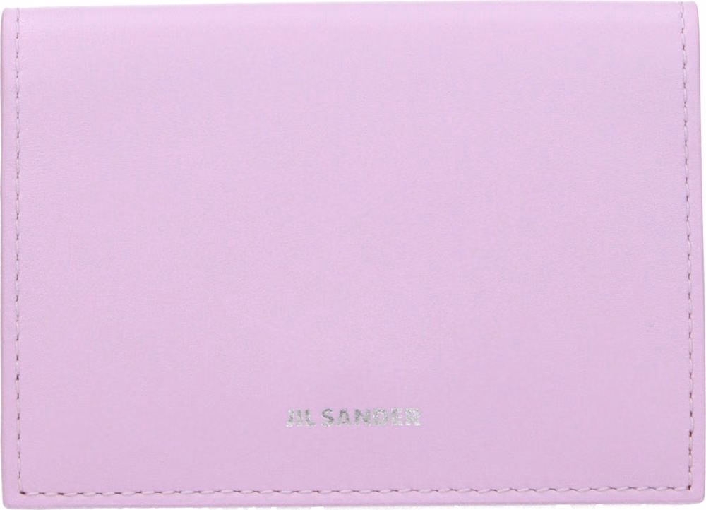 Jil Sander Pink Leather Cardholder
