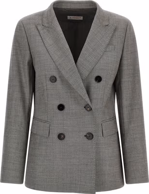 Gray Wool Blazer