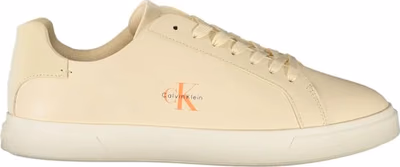 Beige Polyurethane Women's Sneaker